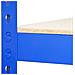 Scaffale In Acciaio Senza Bulloni Q-rax Blu 120cm X 50cm X 182,5cm - Foto miniatura 7