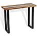 Tavolo Consolle In Teak 100x35x75 Cm - Foto miniatura 5