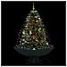 Albero Di Natale Con Neve E Base A Ombrellone Verde 140 Cm - Foto miniatura 2