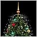 Albero Di Natale Con Neve E Base A Ombrellone Verde 140 Cm - Foto miniatura 3