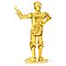 Metal Earth Star Wars Gold C-3po Puzzle Di Metallo 3d - Foto miniatura 4