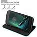Custodia Compatibile Con Motorola Moto G4 / G4 Plus In Turchese Petrolio - Coperchio Protettiva Con Chiusura Magnetica, Funzione Stand E Tasca Per Le Carte - Foto miniatura 6