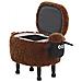 Pouf Animaletto In Tessuto Marrone Sheep - Foto miniatura 9