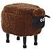 Pouf Animaletto In Tessuto Marrone Sheep - Foto miniatura 12
