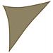 Parasole a Vela Oxford Triangolare 2,5x2,5x3,5 m Beige - Foto miniatura 1