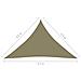 Parasole a Vela Oxford Triangolare 2,5x2,5x3,5 m Beige - Foto miniatura 6