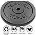 Prkisp10k Set Di Dischi Pesi, 2 X 10 Kg, Nero, Ghisa Massiccia - Foto miniatura 16