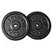 Prkisp10k Set Di Dischi Pesi, 2 X 10 Kg, Nero, Ghisa Massiccia - Foto miniatura 12