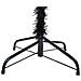 Set Albero Natale Artificiale con LED e Palline Nero 180 cm PVC - Foto miniatura 7
