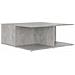 Tavolino da Salotto Grigio Cemento 80x80x31cm Legno Multistrato - Foto miniatura 5