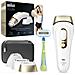 Epilatore a Luce Pulsata Silk-expert Pro 5 PL5243 con Testina Ampia / Testina di Precisione / Rasoio Gillette Venus Colore Bianco / Oro - Foto miniatura 1