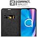 Custodia Compatibile Con Alcatel 1s 2020 In Bruno Caffè - Coperchio Protettiva Con Chiusura Magnetica, Funzione Stand E Tasca Per Le Carte - Foto miniatura 4