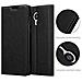 Custodia Compatibile Con Meizu Mx4 In Nero Di Notte - Coperchio Protettiva Con Chiusura Magnetica, Funzione Stand E Tasca Per Le Carte - Foto miniatura 6