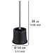 Contenitore Spazzola Black + Scopino Wc, Wenko - Foto miniatura 4