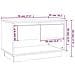Mobile TV Rovere Marrone 70x41x44 cm in Truciolato - Foto miniatura 2