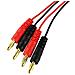 2 Pezzi 4.0mm Maschio Spina A Banana Connettore Carica Piombo A Jst 20awg Morbido Silicone Cavo Di Ricarica Filo 30 Cm 11.8 Pollici Lipo Parti Per Rc - Foto miniatura 2