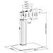 AC8331 supporto da tavolo per Tv a schermo piatto 81,3 cm (32") Nero Scrivania - Foto miniatura 4