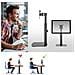 AC8331 supporto da tavolo per Tv a schermo piatto 81,3 cm (32") Nero Scrivania - Foto miniatura 6