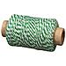 3 Corde Bicolore Verde-bianco 35 M X Ø 1 Mm - Foto miniatura 1
