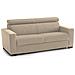 Divano Letto Agostina, Divano A 2 Posti, 100% Made In Italy, Sofà Soggiorno Con Apertura Girevole, Con Poggiatesta Regolabili E Braccioli Slim, Cm 160x95h85, Beige - Foto miniatura 4