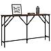 Tavolino Consolle Rovere Marrone 140x23x75 Cm Legno Multistrato - Foto miniatura 3