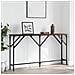 Tavolino Consolle Rovere Marrone 140x23x75 Cm Legno Multistrato - Foto miniatura 1