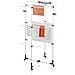 81455 stendino e filo asciugabiancheria Stendibiancheria da pavimento Blu, Bianco - Foto miniatura 2