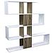 Libreria A 10 Ripiani In Nobilitato Bilaminato Linea Elegance - White - Foto miniatura 1