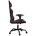 Sedia Gaming Massaggio Nero e Rosso Vino in Similpelle - Foto miniatura 4