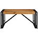 Tavolino Salotto 80x80x35 Cm Legno Massello Di Acacia - Foto miniatura 2