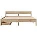 Letto senza Materasso 160x200 cm in Legno Massello di Pino - Foto miniatura 2