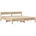 Letto senza Materasso 160x200 cm in Legno Massello di Pino - Foto miniatura 9