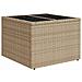 Set Divani da Giardino 7 pz con Cuscini Beige in Polyrattan - Foto miniatura 5