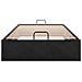 Struttura Letto Pouf Senza Materasso Nero 80x200 cm Velluto - Foto miniatura 7