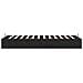 Struttura Letto Pouf Senza Materasso Nero 80x200 cm Velluto - Foto miniatura 8