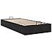 Struttura Letto Pouf Senza Materasso Nero 80x200 cm Velluto - Foto miniatura 9