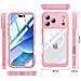 Custodia Rosa 9h In Vetro Temperato Antiurto Compatibile Con Iphone 17 Pro Con Ricarica Wireless - Foto miniatura 3