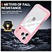 Custodia Rosa 9h In Vetro Temperato Antiurto Compatibile Con Iphone 17 Pro Con Ricarica Wireless - Foto miniatura 4