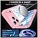 Custodia Rosa 9h In Vetro Temperato Antiurto Compatibile Con Iphone 17 Pro Con Ricarica Wireless - Foto miniatura 5
