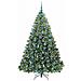 Albero di Natale artificiale con 300 LED Verde 180 cm PE e PVC - Foto miniatura 3