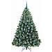 Albero di Natale artificiale con 300 LED Verde 180 cm PE e PVC - Foto miniatura 4
