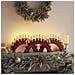 Arco di Candele di Natale con 10 Candele LED 3 pcs Rosso - Foto miniatura 2