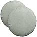 Cuscini per Seduta 2 pcs Grigio chiaro Ø 40 x 13 cm Velluto - Foto miniatura 1