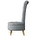 Poltrona Slipper Grigio chiaro 56,5 x 70 x 110 cm Tessuto - Foto miniatura 5