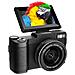 Fotocamera Digitale 5k Ultra Hd 64mp Wifi Con Schermo Ribaltabile E Obiettivo Macro Black - Foto miniatura 1