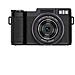Fotocamera Digitale 5k Ultra Hd 64mp Wifi Con Schermo Ribaltabile E Obiettivo Macro Black - Foto miniatura 4