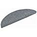 Tappetini per scale autoadesivi 30 pz 56x17x3 cm Grigio chiaro semicircolari - Foto miniatura 2