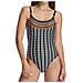 W250281 Costume Da Bagno Da Donna Con Scollo Tondo - Foto miniatura 2