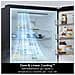 GBBS726CEV Frigorifero combinato Fit & Max 60cm, Classe C, 375L, AI Inverter, Black Steel - Foto miniatura 3