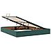 Letto con Contenitore Verde Scuro 180 x 200 cm Velluto - Foto miniatura 6